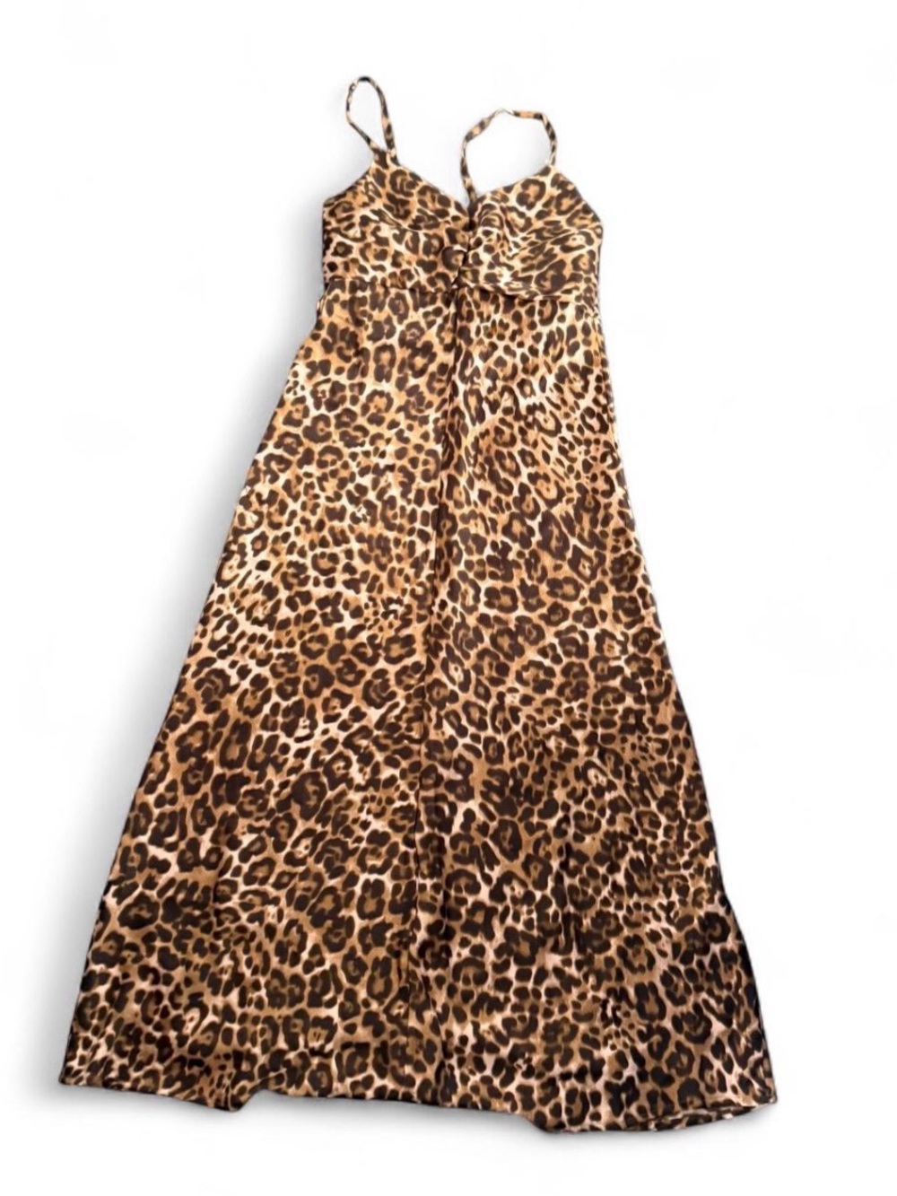 Sofia Jeans Sofia Vergara Leopard Print Maxi Dress XS
